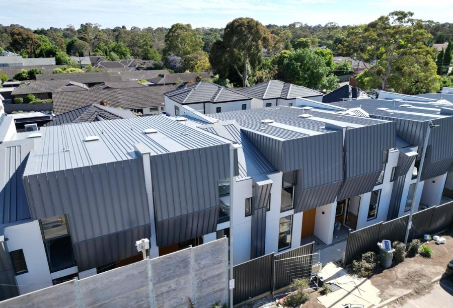 Main Street Blackburn Apartments rooftop sideview