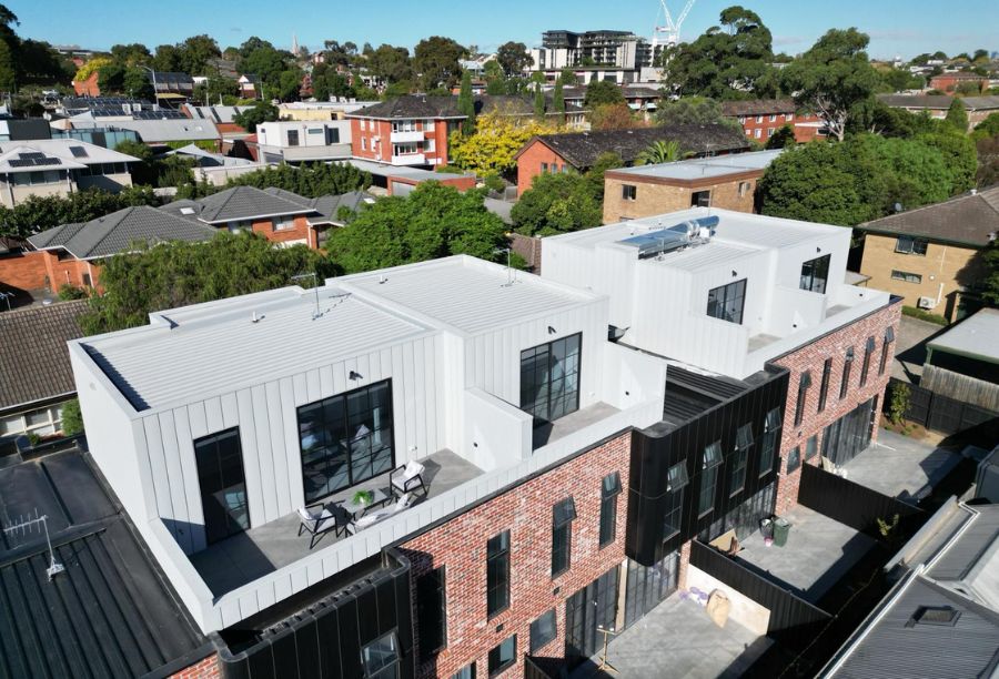 hartington st apartments kew - total roof and cladding